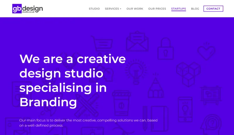 GB Design Studio website