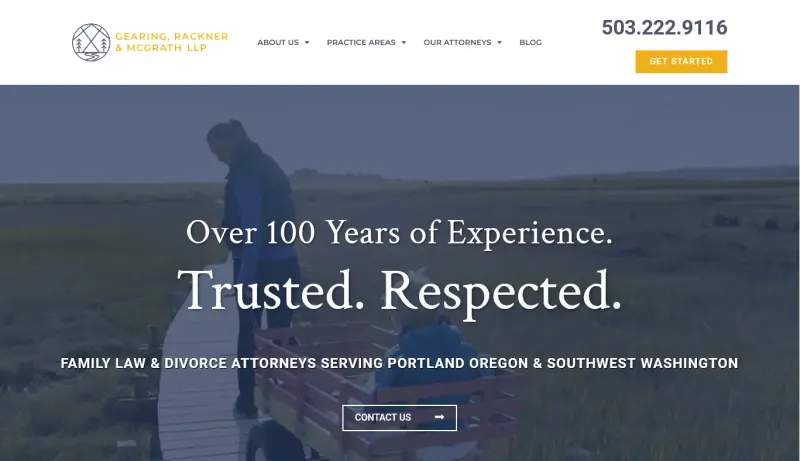 GRM Family Law website