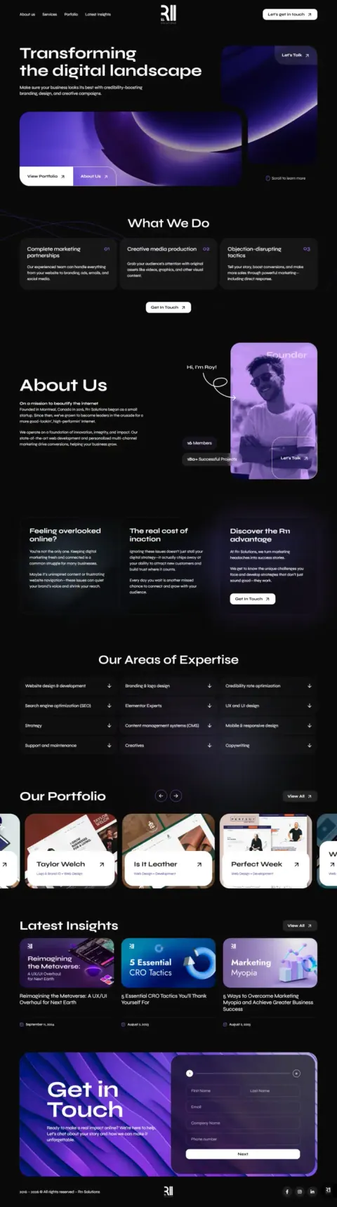 R11 Solutions website